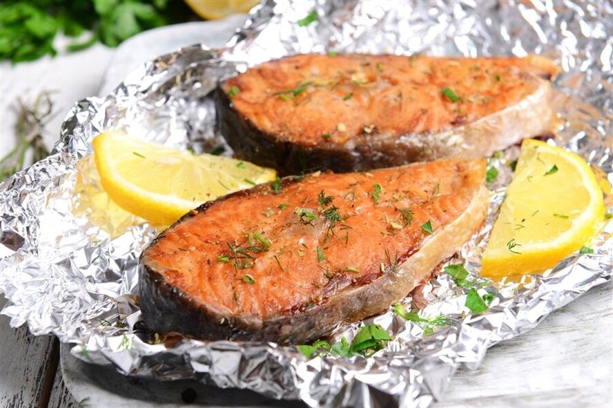 pečena riba u foliji za vašu omiljenu dijetu